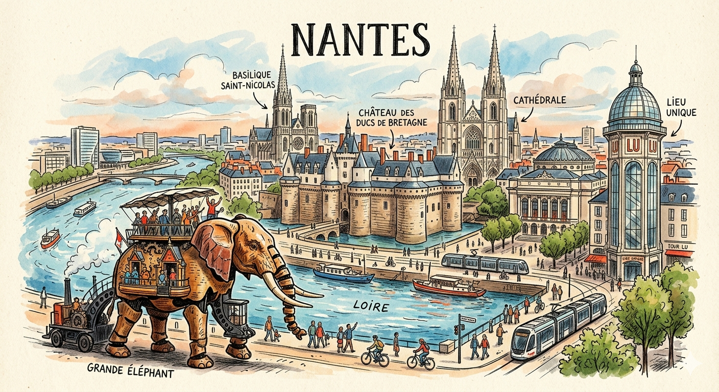 Scène artistique contemporaine à Nantes, Pays de la Loire